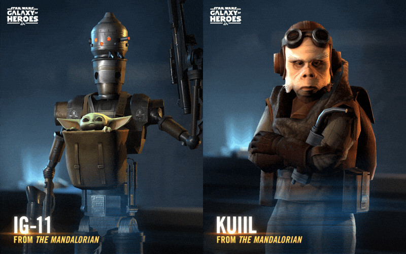 Kuiil and IG-11 coming to Galaxy of Heroes!